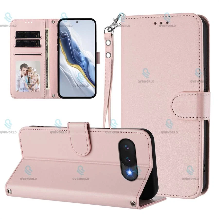 For Google Pixel 10 9 9A 8A 8 7 7A 6 Luxury Leather Wallet Case Phone Case Cover - Image 2 of 4