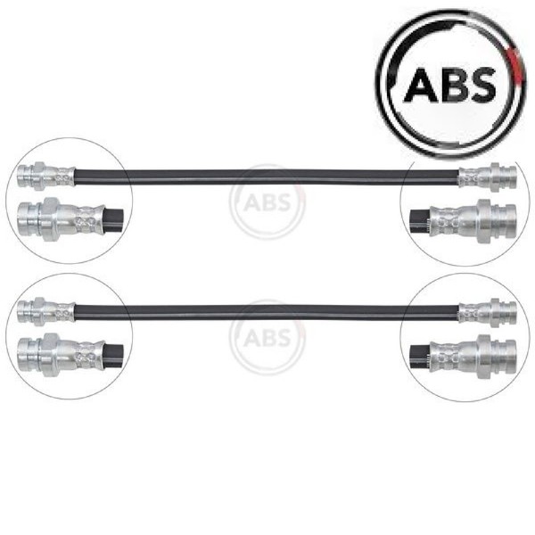 2X Bremsschlauch A.B.S. SL5677 2 BremsschläUche Rechts Links Hinterachse-image