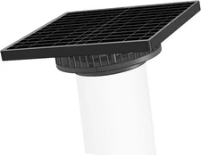 Solar Exhaust Fan, 2250RPM High CFM Ventilation for Up to 500 Sq.Ft Solar Att...