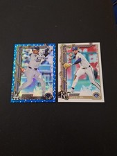 2025 Topps Holliday Shohei Ohtani Blue Foil Lights Sp + Bobby Witt Jr Hidden Elf