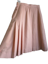 Vintage pink pleated skirt Florence paris 50's 60's Small France