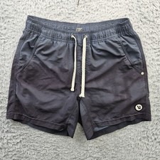 VUORI Kore Shorts Small Lined Men 5" V367 Blue Purple Tie Dye Stripe Tip