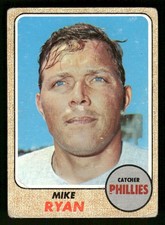 1968 Topps Baseball Card #306 Mike Ryan