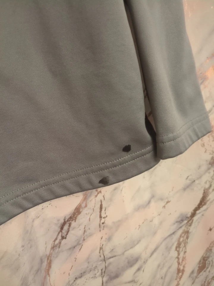 Perry Ellis Grey 1/2 Zip Men's Pullover Size M - Image 2 of 4