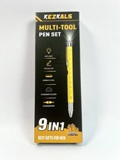 KEZKALS 9 in 1 multi-tool pen set opened but never used
