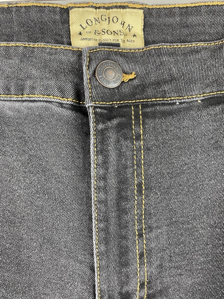Pantalones de mezclilla largos John & Son America Classics para hombre alto 100 % índigo 38x38 Foto 3 de 4
