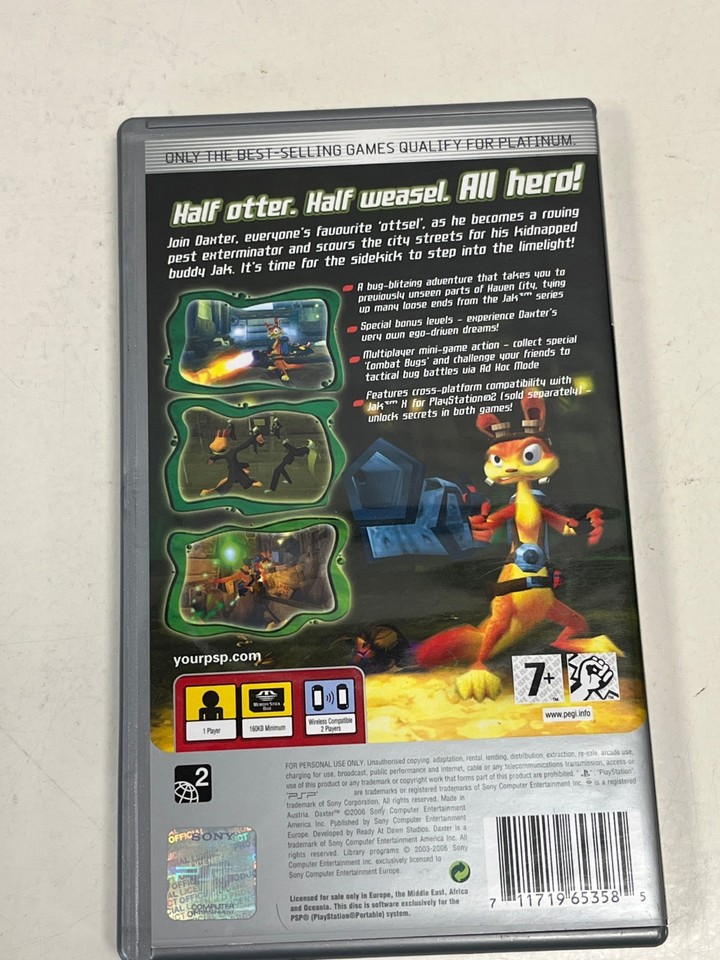 Manuel D'instructions Daxter Pour Sony PSP – Bon état