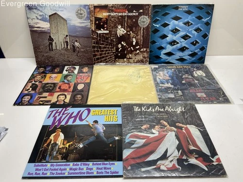 (Lot of 8) The Who Vinyl Records - Who's Next, Tommy, The Kids Are Alright, ECT.