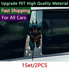 2x Cool Man Car B Pillar Sticker Center Column Cover Decals