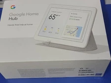 Google Home Hub with Google Assistant Smart 7" Display GA00516-US Chalk