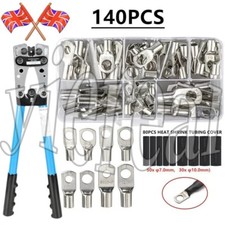 Heavy Duty Battery Cable Crimping Tool Wire Lugs Crimper Terminal Copper Lugs