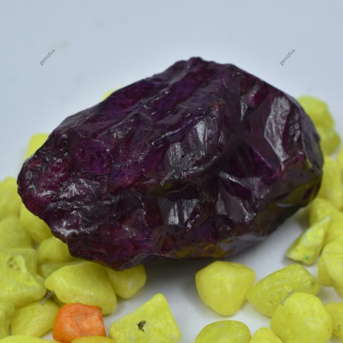 Natural UnCut 630.80 Ct Purple Tanzanite Raw Rough CERTIFIED Loose Gemstone - Picture 8 of 14