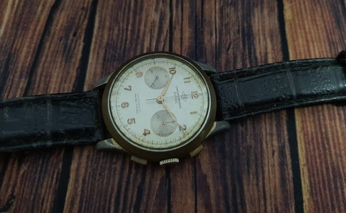 CHRONOGRAPHE SUISSE WWII 40's MILITARY VENUS 188 VINTAGE 17J RARE SWISS WATCH. - Picture 4 of 6