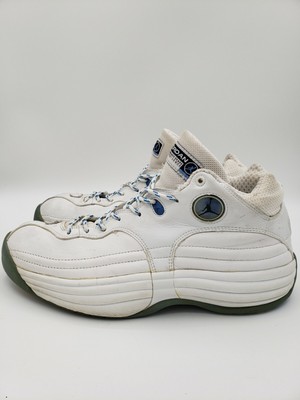 Original Nike Air Jordan Jumpman Team 1 1997 White Blue Unc Sz 12 Vintage Og Ebay