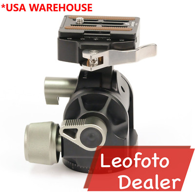 Leofoto LH-40LR: Testa A Sfera Professionale Con Attacco Rapido A Leva LR-50 Per Arca-Swiss, Benro E Reflex