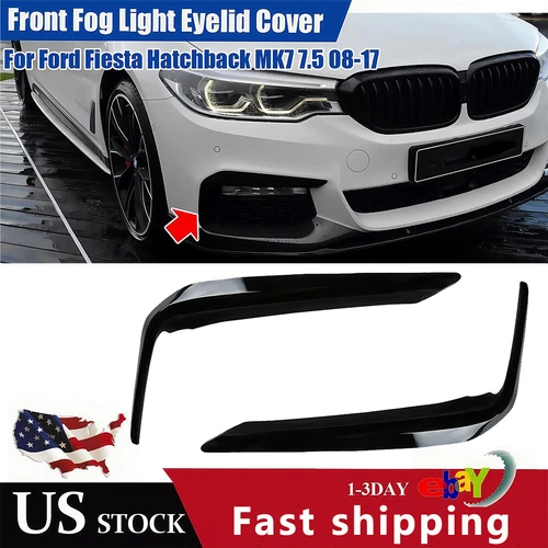For BMW 5-Ser G30 G31 M-Sport 2016-2020 Front Bumper Fog Light Eyelid Cover Trim
