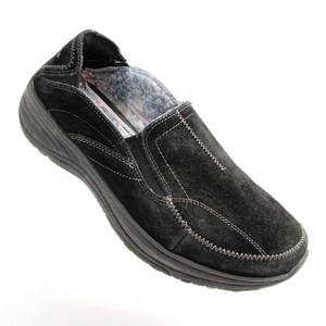 Details About Skechers Relaxed Fit Memory Foam Black Loafers Slip On Shoes Sn 49044 Womens 9