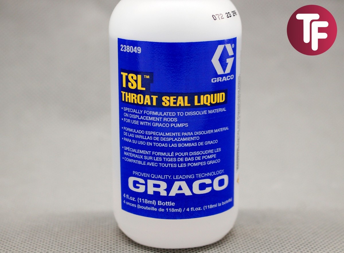 【* rapu *】 Graco 238049 Throat Seal Liquid (TSL) 118ml / 4oz Bottle For