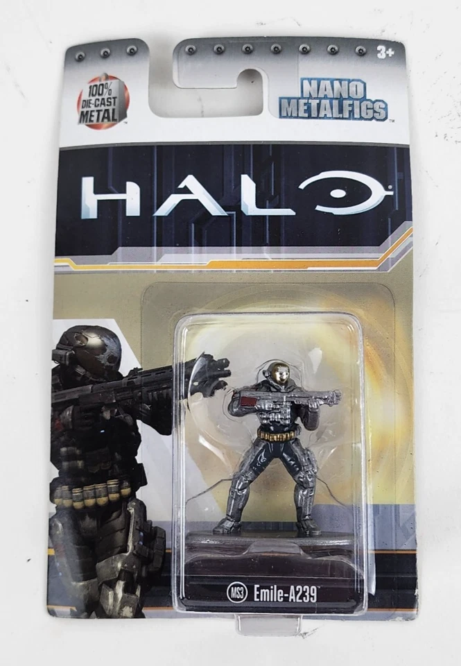 Lote/8 figuras coleccionables Halo Nano Metalfigs 2017 nuevas selladas con duplicados Foto 4 de 4