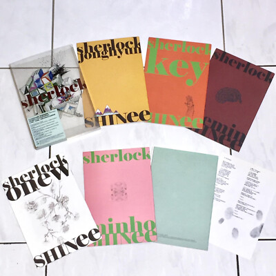 SHINee 2012 Sherlock Taiwan OBI Box CD + 140-P Photobook