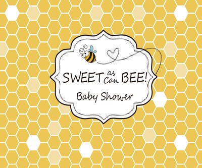 sweet as can bee baby shower favors