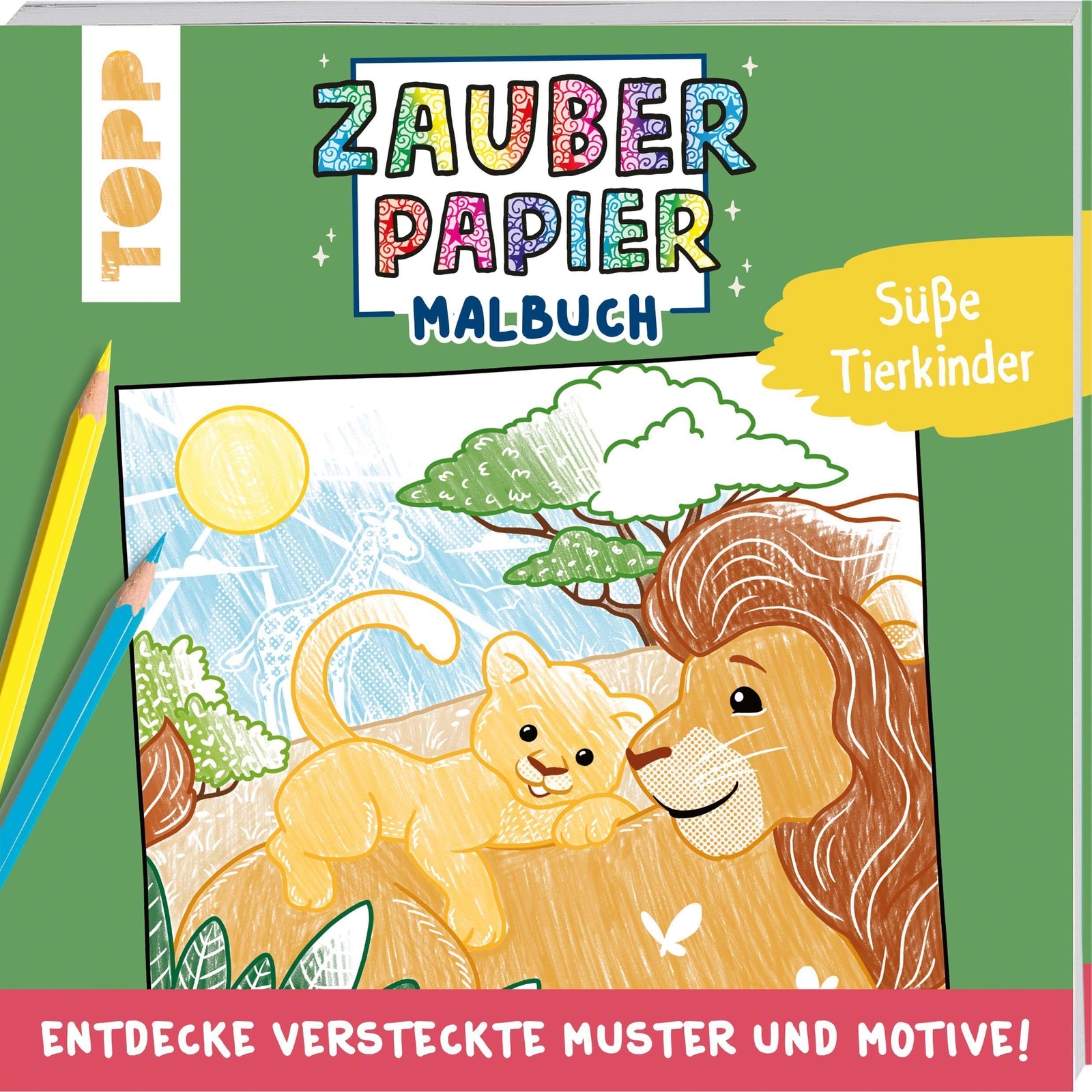 Thumbnail - Zauberpapier Malbuch Süße Tierkinder Natascha Pitz