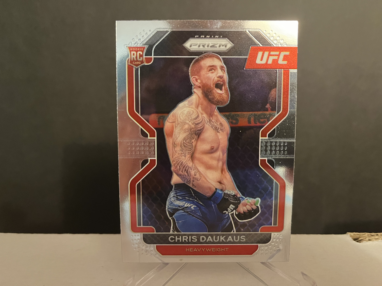 2022 UFC Panini Prizm Chris Daukaus #199 Base Rookie Card