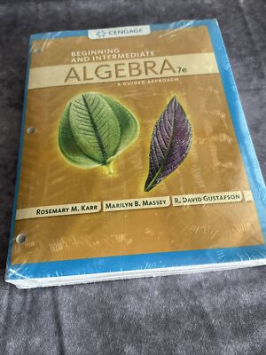 Beginning and Intermediate Algebra: A Guided Approach, 7th + Webassign Printe...