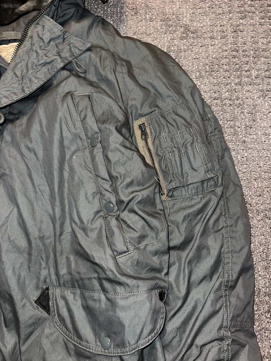 VTG 70s M N-3B Mens Flying Jacket Olive Nylon Parka Extreme