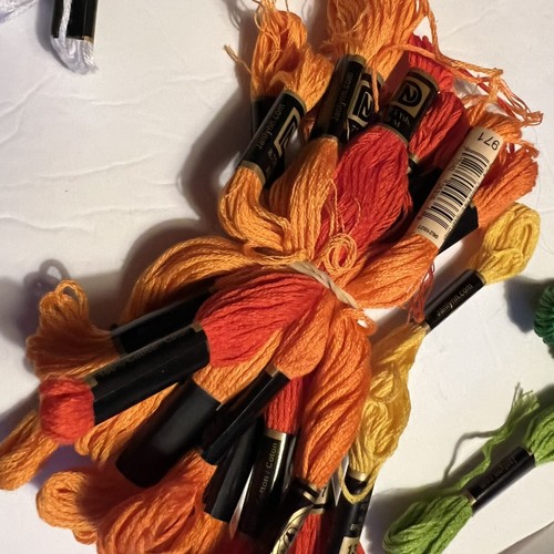 Lot Multi Color Thread Cross Stitch Cotton Embroidery Floss Sewing Skeins - Picture 3 of 16