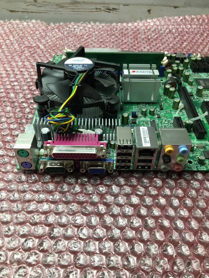 Supermicro G33T-SM3 Socket LGA 775 G33 Motherboard DDR2 w Intel E5300 2.6GHZ CPU - Image 3 of 4