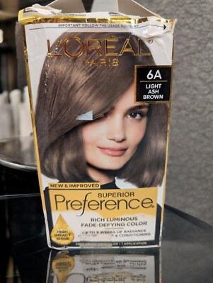 L'Oreal Paris - Superior Preference Hair Color - #6A Light Ash Brown