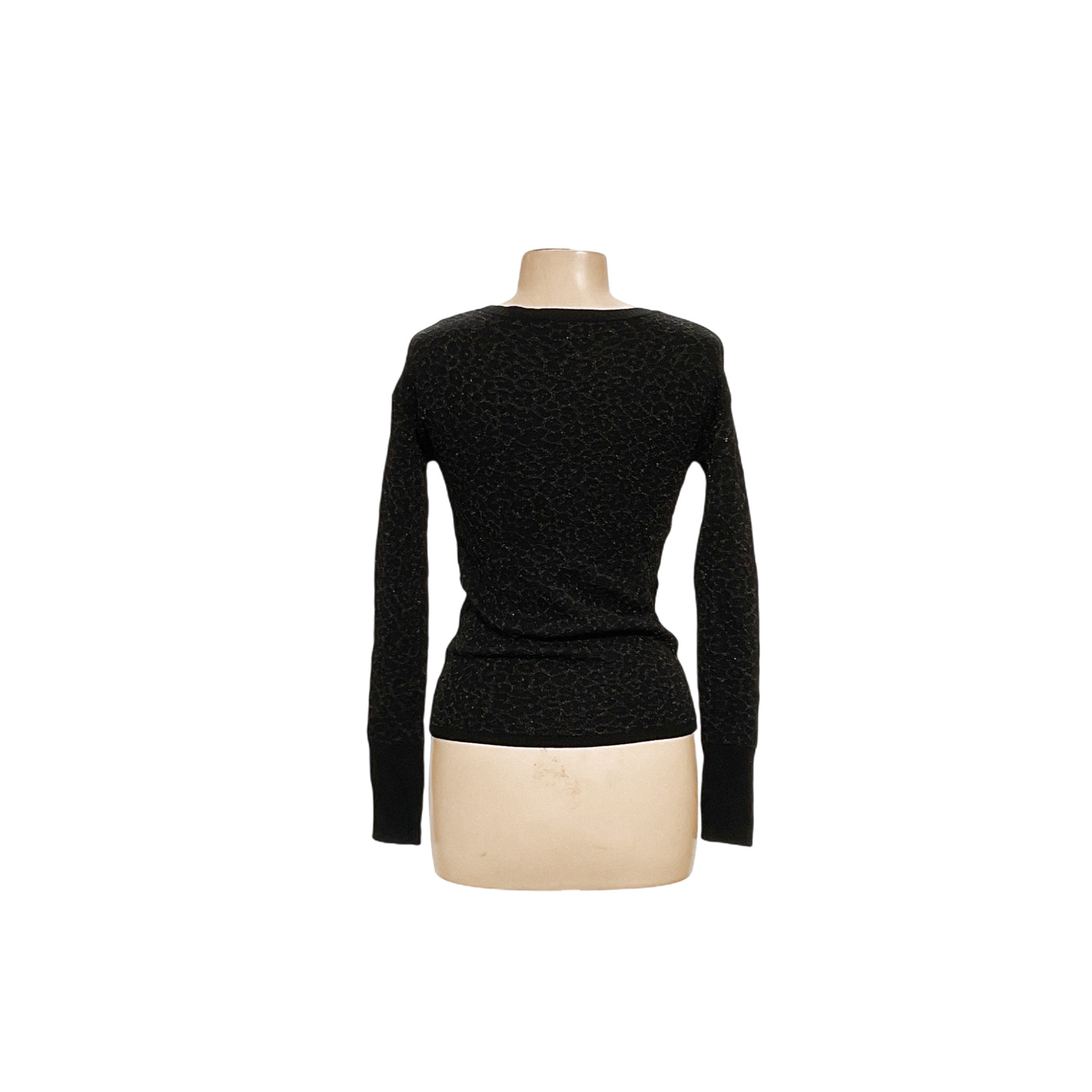 Express Black Knit Pullover XS, Summer Sweater - image 2