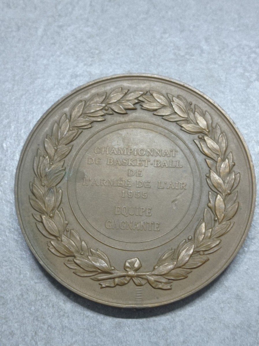 Médaille Fédération Française De Basketball – Tirage Original 1955 – Sport