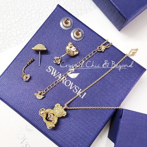 Neu im Karton Original Swarovski Teddy Anhänger Ohrringe Set Bär 5642975 5642976 5643798 - Bild 12 von 13
