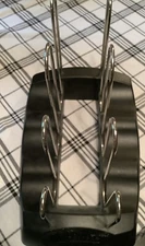 Danskin Dumbell Organizer Freestyle Black Holds 3 Pair Weight Training Holder