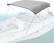 4 Bow Bimini Top Replacement Canvas Cover 600D Oxford Fabric 8ft Long 91"-96" W