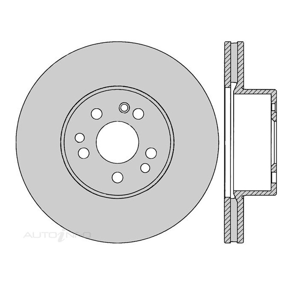 New IBS Brake Disc Rotor Front For MERCEDES BENZ 600SEL W140 1992