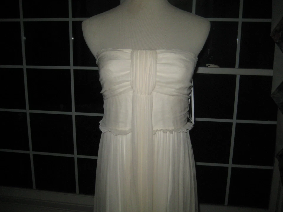 Vestido de novia J Crew Whitney en seda gasa talla 12 nuevo con etiquetas nuevo sin usar 11429 $458 Foto 3 de 3