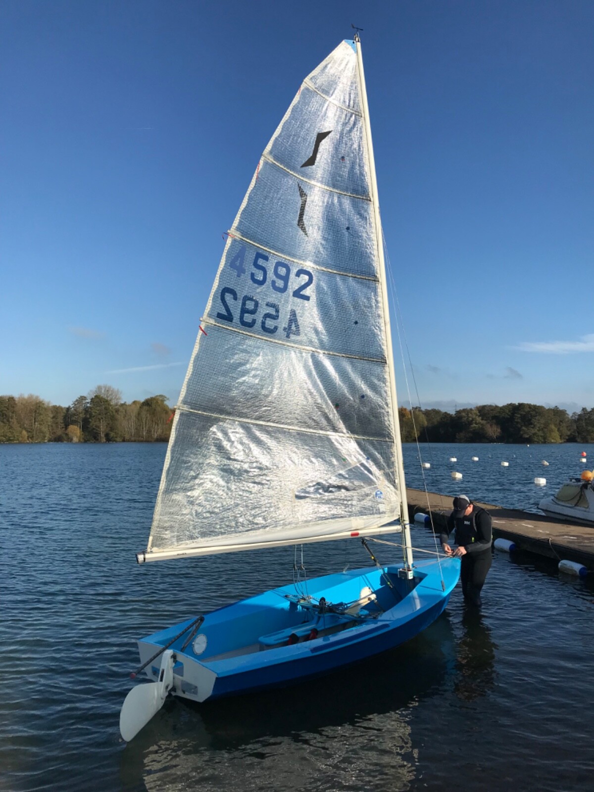 Solo Sailing Dinghy Used Launch Trolley & Road Trailer needs fixing eBay