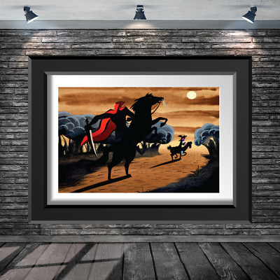 Legend of Sleepy Hollow Mary Blair Concept Print NON GLOSSY