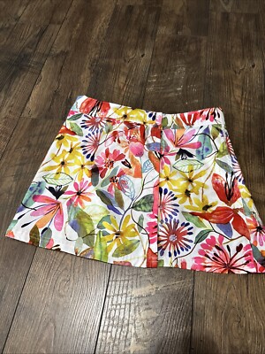 RipSkirt Hawaii Wildflower Watercolor Adjustable Wrap Skirt Coverup Small 1