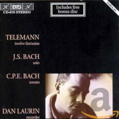 Laurin  Dan - Bach/CPE Bach/Telemann - Solo Flute Works [CD]