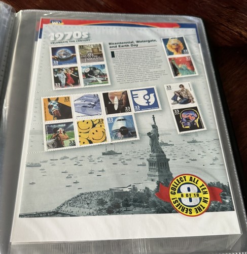 USPS Celebrate The Century Commemorative Stamp Collection 1900-1999 Full Set - Picture 10 of 14
