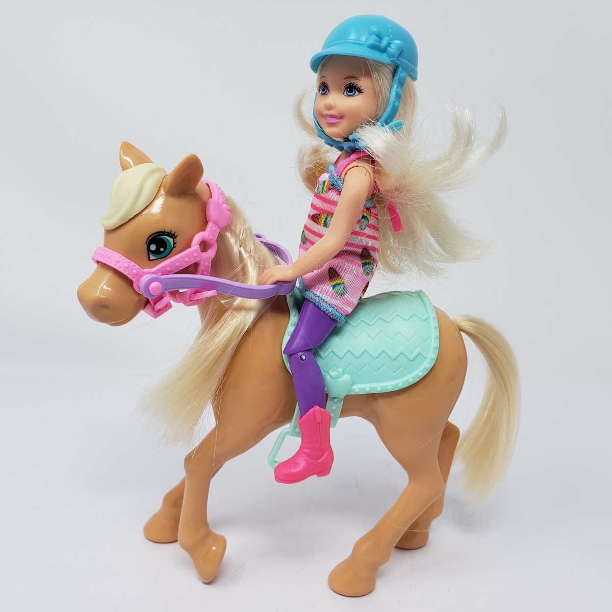 Barbie Club Chelsea Doll Horse Pony Toy Figures