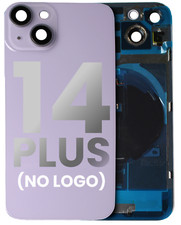 Back Glass With Steel Plate With Wireless NFC MagSafe For iPhone 14 Plus