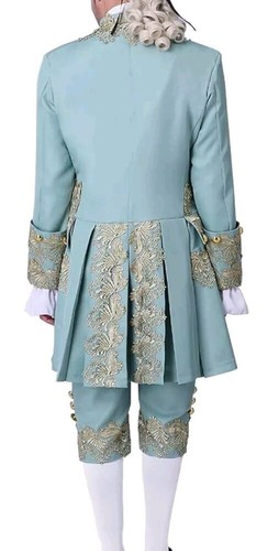 CosplayDiy Tuta Corte Uomo XVIII Secolo Coloniale Vittoriana Militare Britannico - Foto 3 di 4