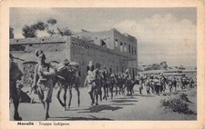 Ethiopia Mek'ele Macalle Truppe indigene Indigenous Troops postcard