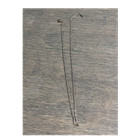 18K GF Rope Chain Necklace Lobster Clasp Silver No Stone — photo 1