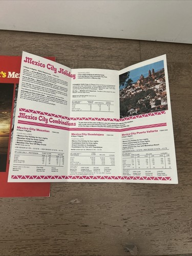 1978 Città del Messico Western Airlines Guida Turistica Internazionale Città del Messico Brochure - Foto 4 di 8